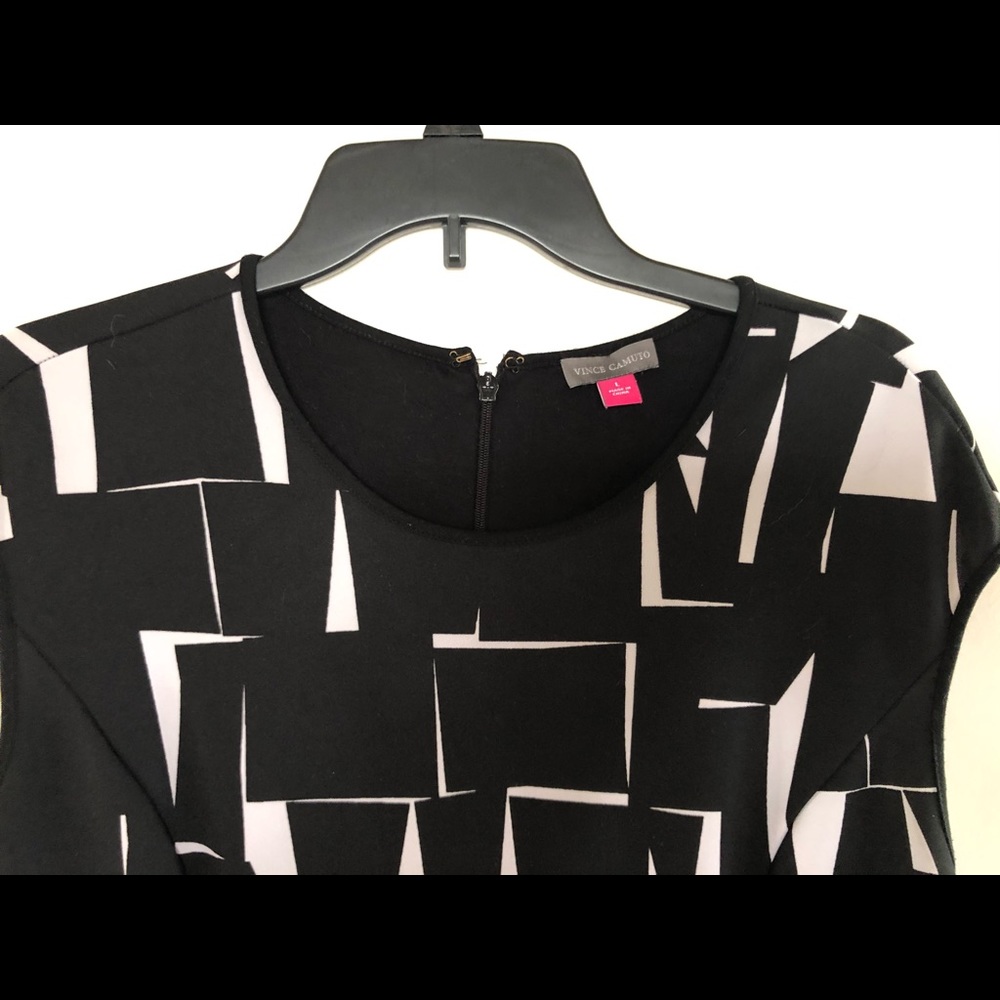 Black & white Vince Camuto dress Large